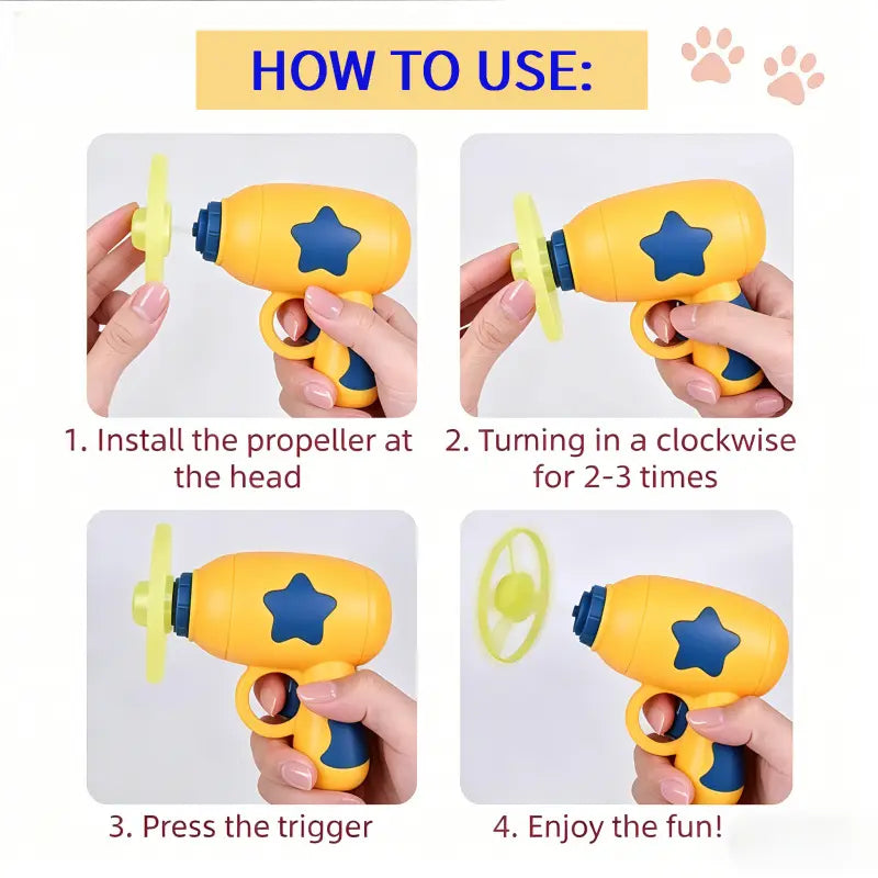 6-Piece Interactive Kitten Toy Set with Launcher