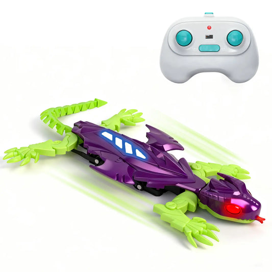 Wall Climbing Gecko Lizard Robot Toy - Rechargeable Remote Control RC Crawler for Boys & Girls Ages 6 & up | Perfect Easter Gifts, Christmas Gifts & Stocking Stuffers