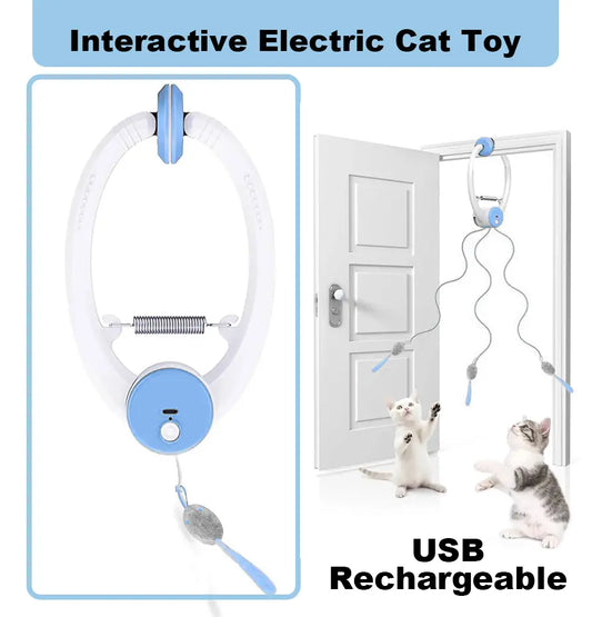mart Hanging Electric Cat Toy for Indoor Cats