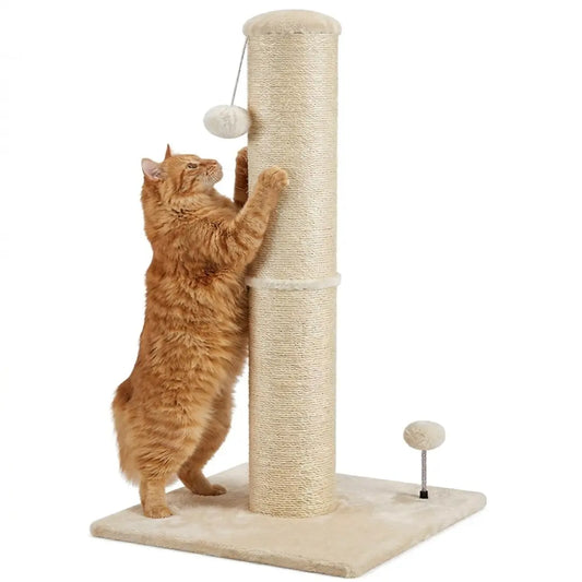 ThePurrPaw Tall Scratching Post for Active Indoor Cats