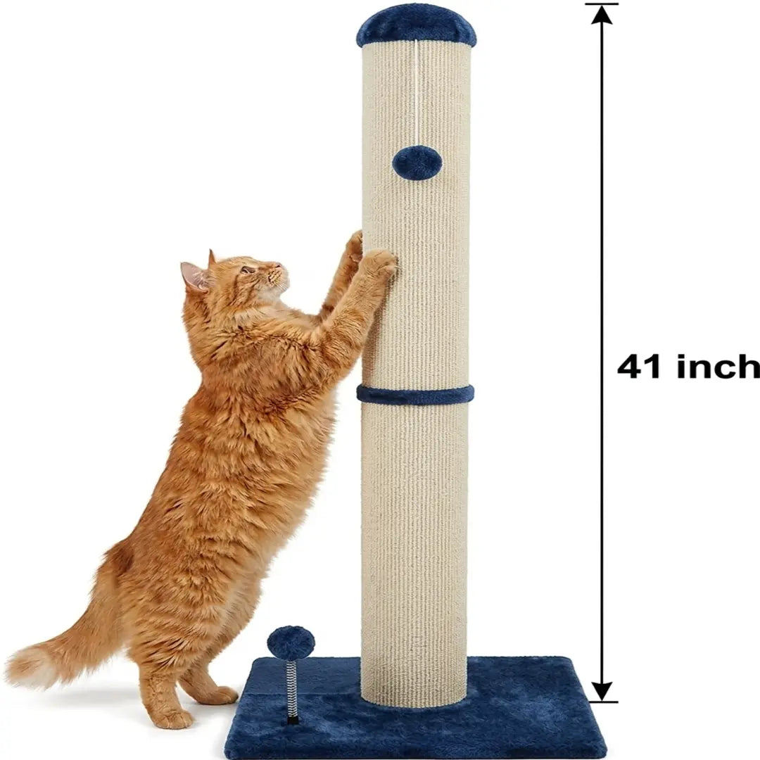ThePurrPaw Tall Scratching Post for Active Indoor Cats